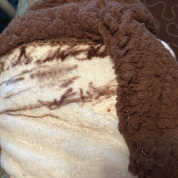 Fleece Sherpa Throw - Picture 4 of 5